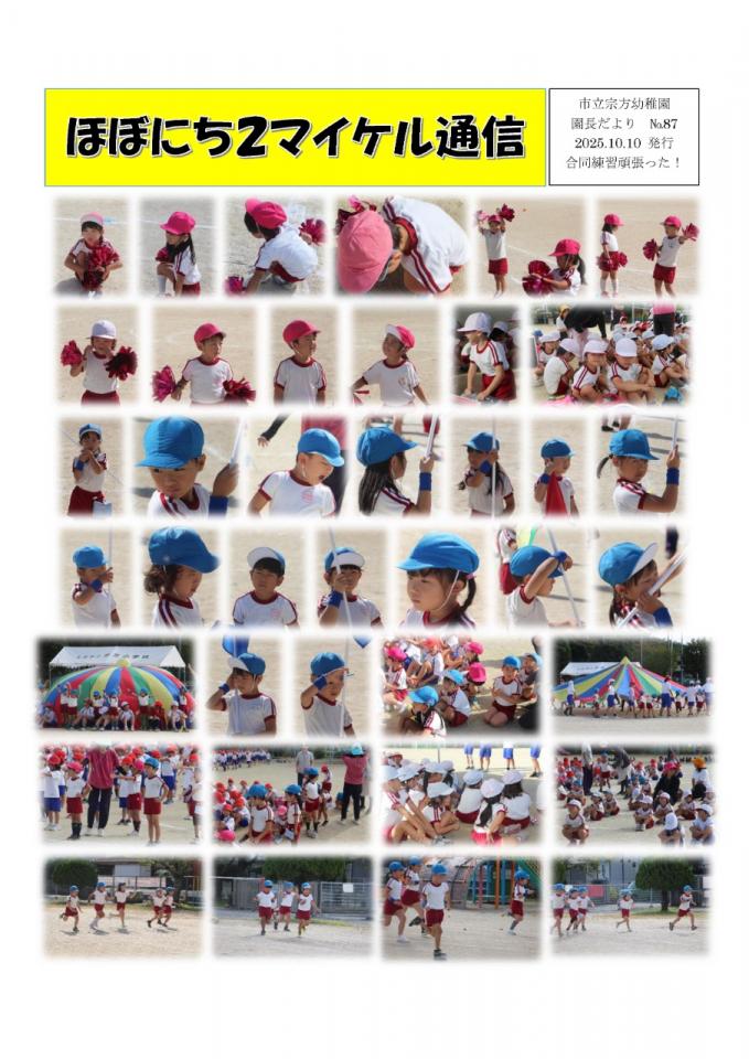 PDF画像：マイケル通信 87の様子