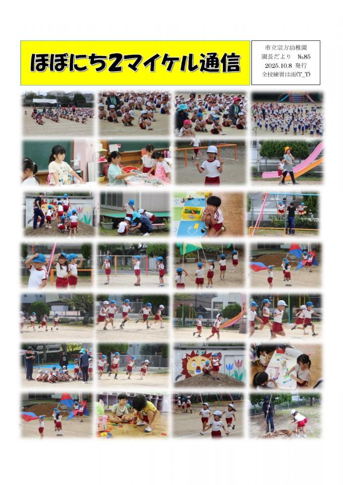 PDF画像：マイケル通信 85の様子