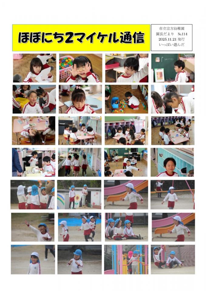 PDF画像：マイケル通信 114の様子